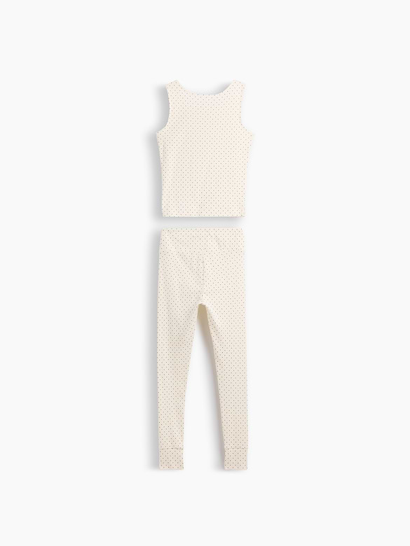 Kids Organic Brushed Cotton Tank & Leggings PJ Set