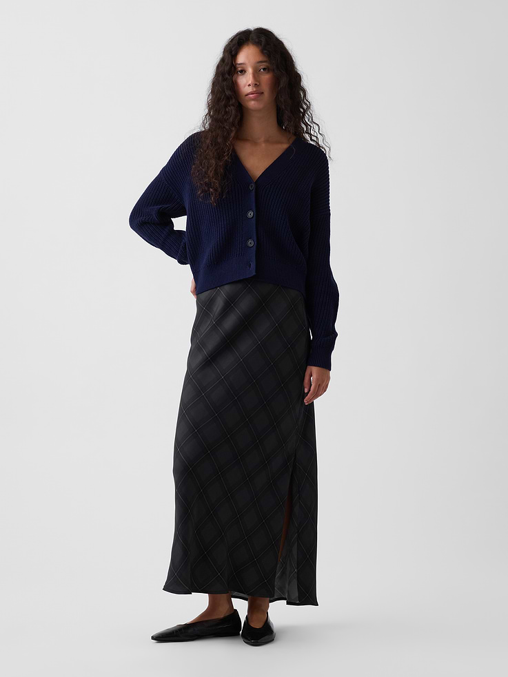 Image number 1 showing, Maxi Slip Skirt