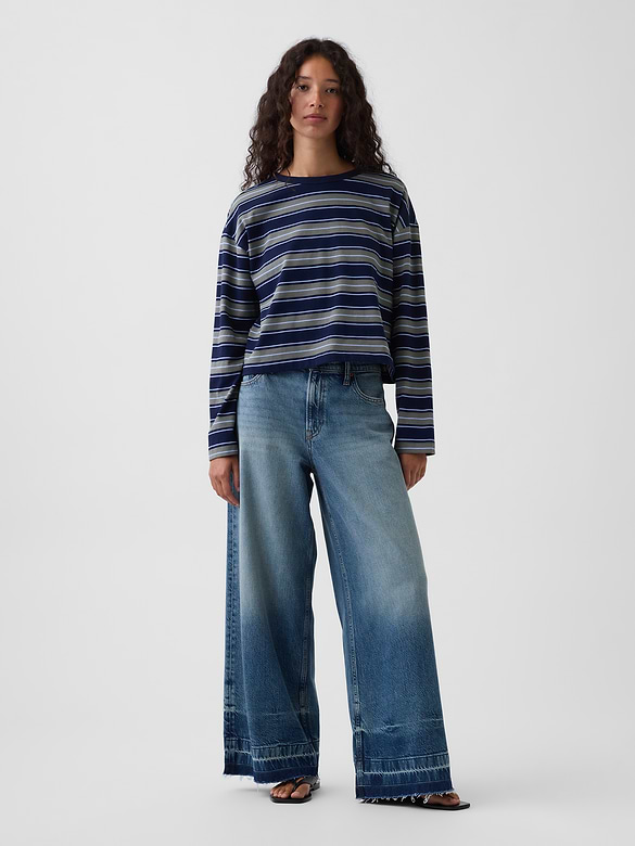 Mid Rise UltraSoft Baggy Jeans