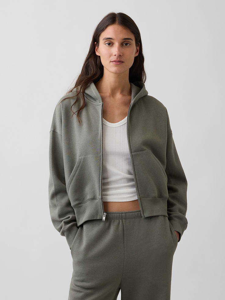 Image number 6 showing, VintageSoft Wedge Zip Hoodie