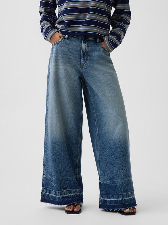 Mid Rise UltraSoft Baggy Jeans