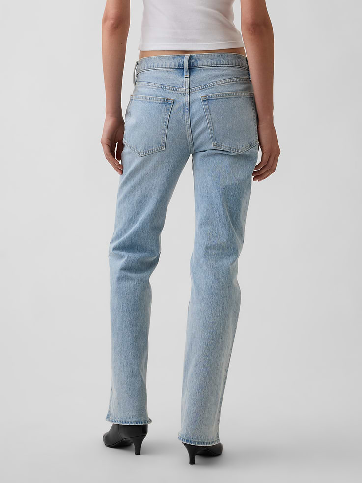 Image number 4 showing, Mid Rise Relaxed Flare Jeans