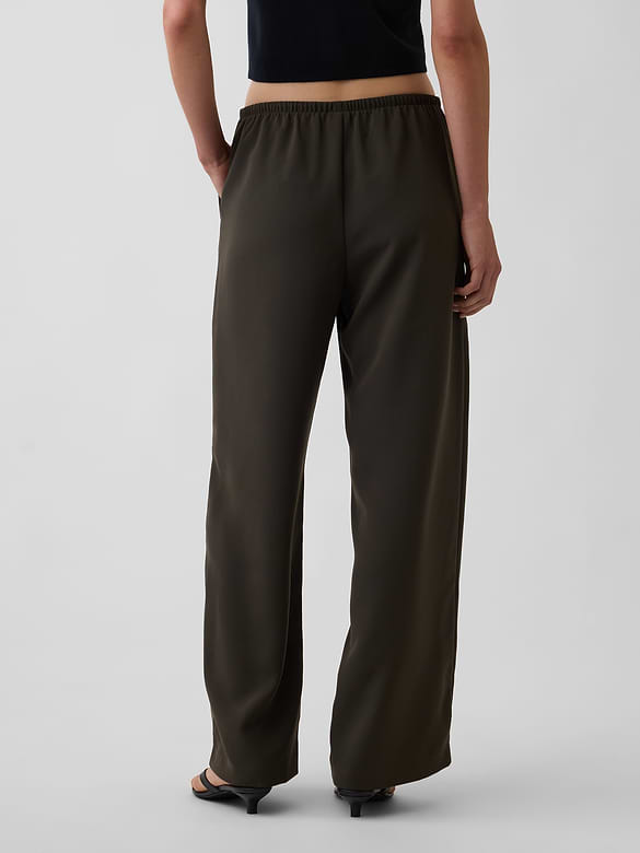 Easy Wide-Leg Pants