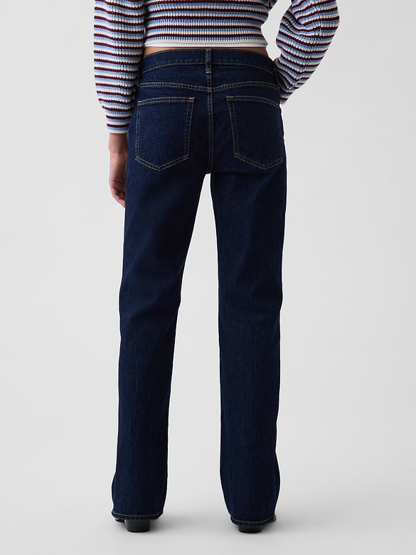 Mid Rise Relaxed Flare Jeans