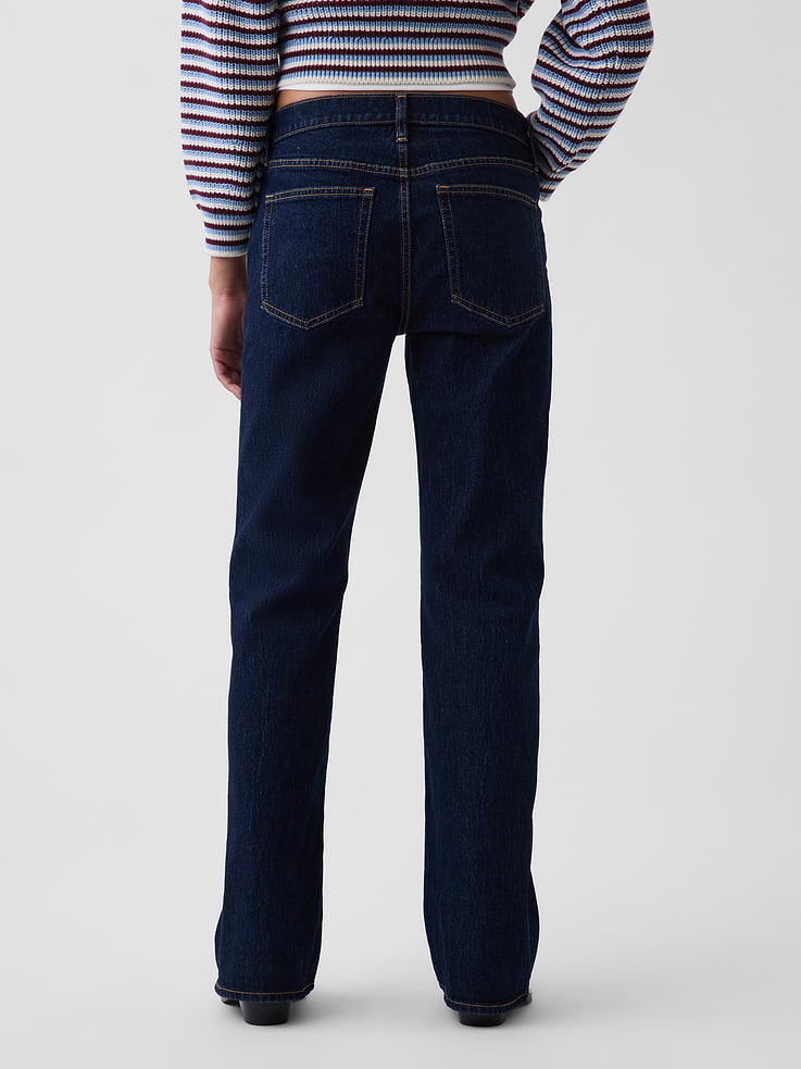 Image number 5 showing, Mid Rise Relaxed Flare Jeans