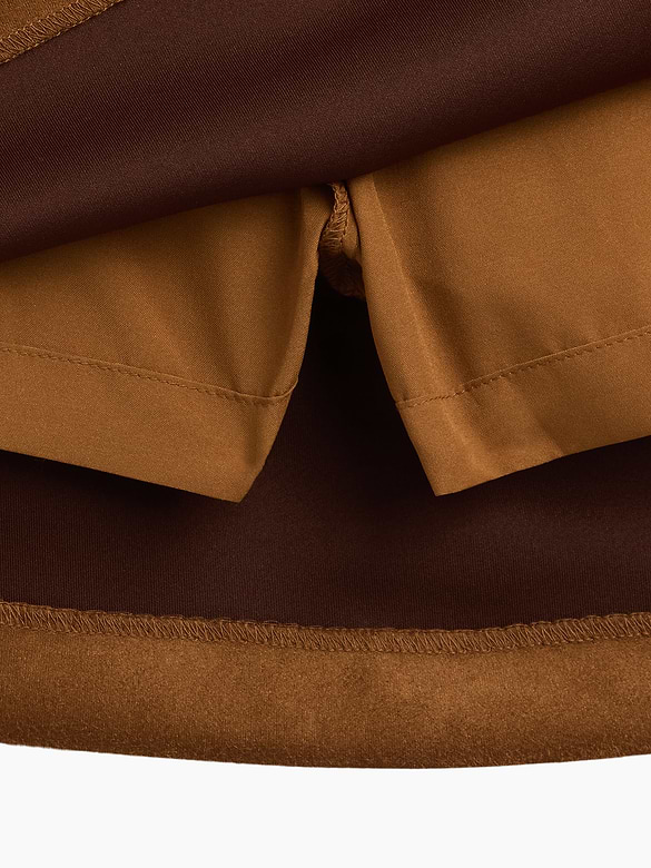 Vegan Suede Mini Skort
