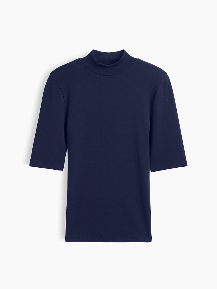 L'image numéro 5 présente T-shirt moderne à col montant
