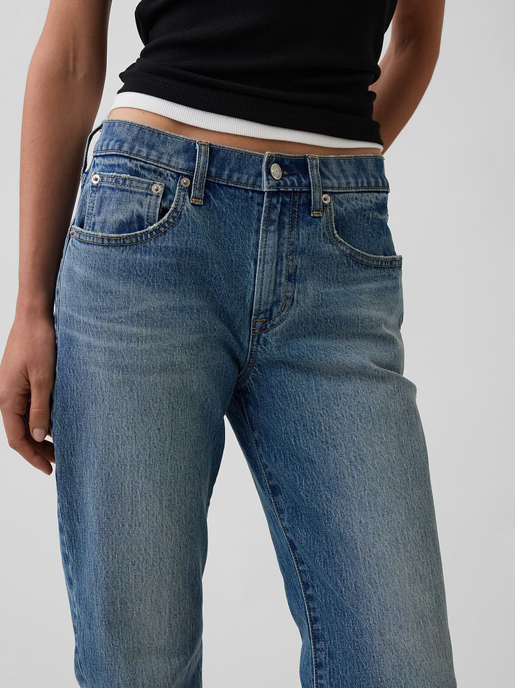 Image number 5 showing, Mid Rise Flare Crop Jeans