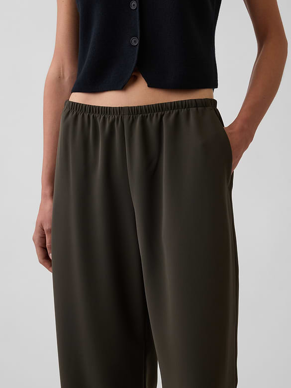 Easy Wide-Leg Pants