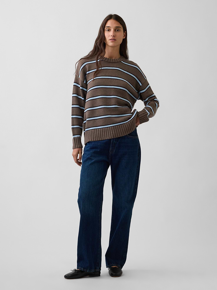 Image number 2 showing, 100% Cotton Oversized Sweater
