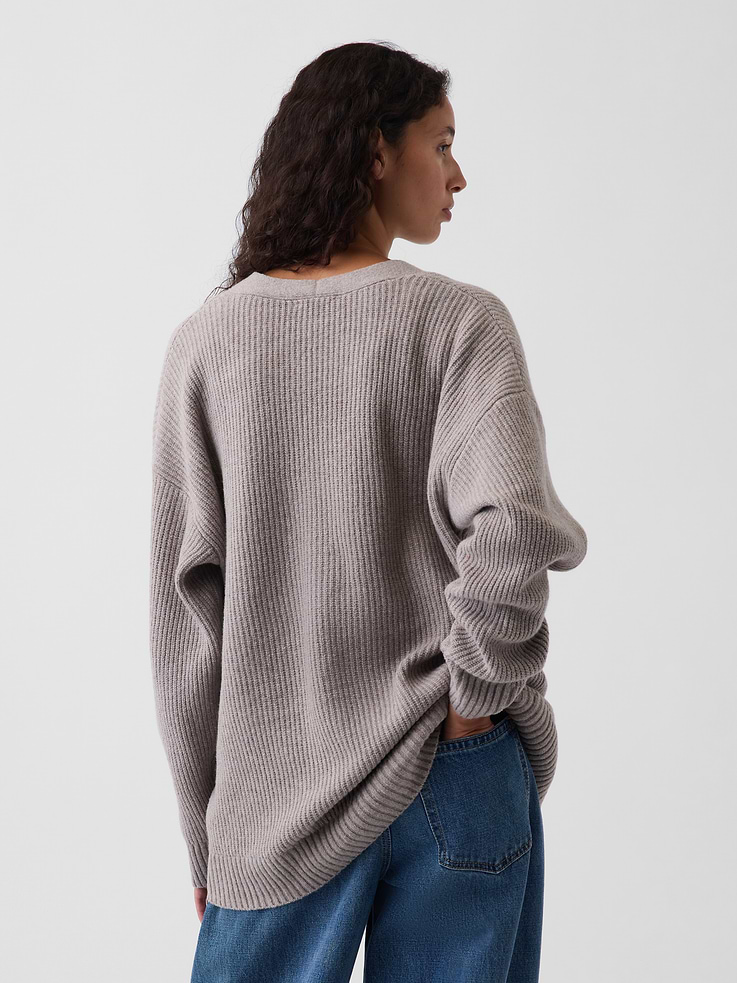 Image number 3 showing, CashSoft Oversized Cardigan Sweater