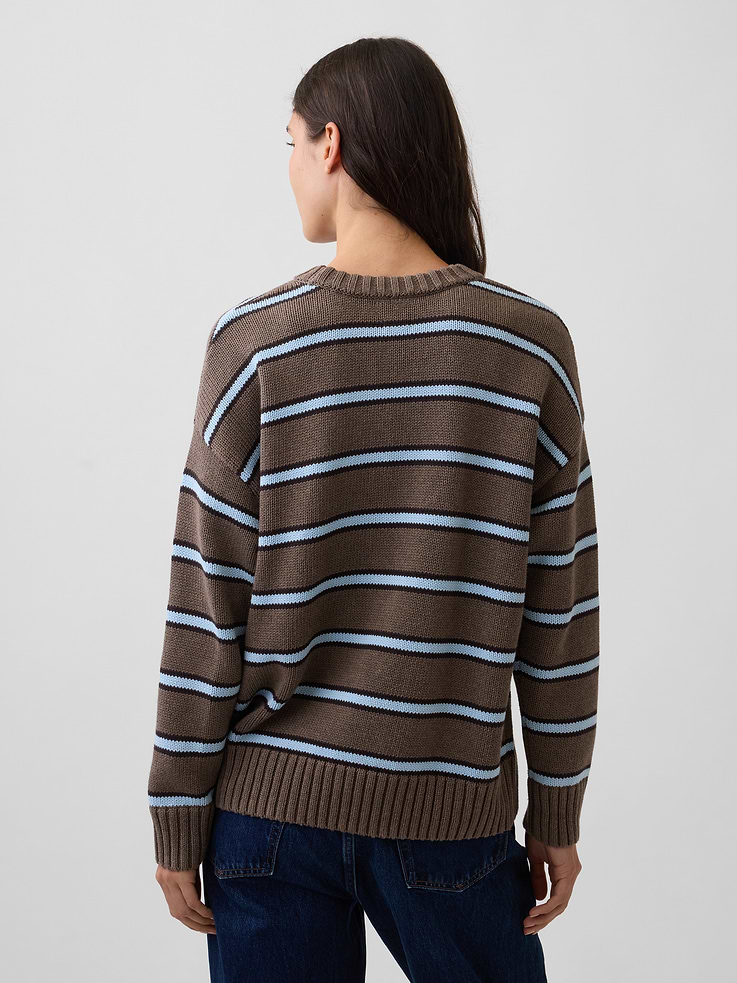 Image number 3 showing, 100% Cotton Oversized Sweater