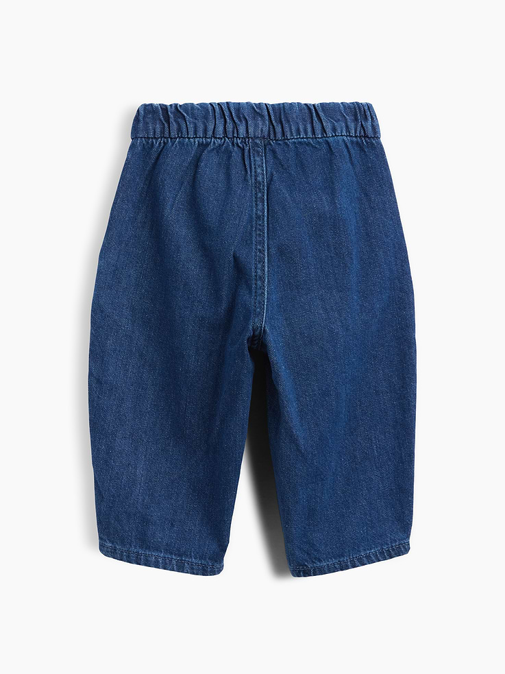 Image number 2 showing, Baby Ruffle Bow Pull-On Jeans