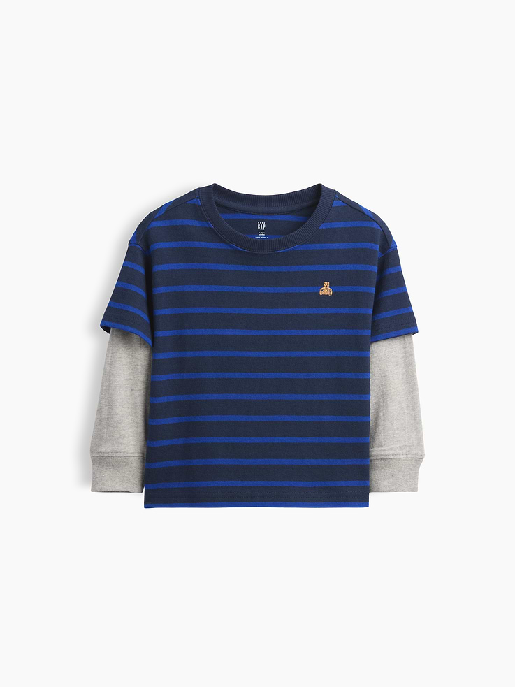 L'image numéro 1 présente T-shirt épais à superposition pour Bébé et Tout-petit