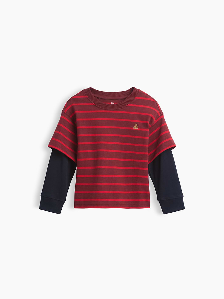 L'image numéro 1 présente T-shirt épais à superposition pour Bébé et Tout-petit