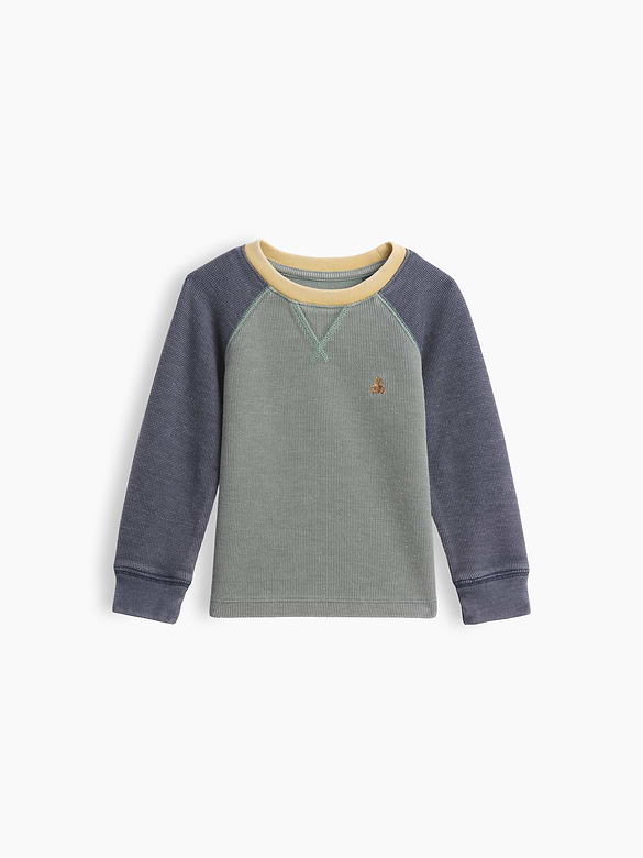 Baby & Toddler Textured Crewneck T-Shirt