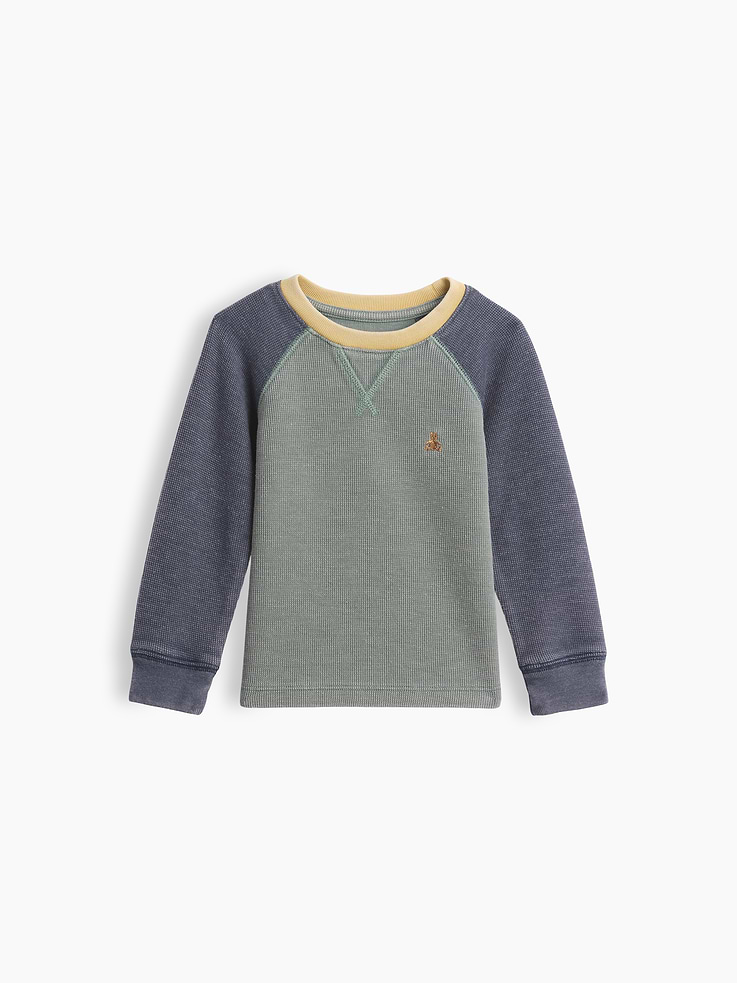 Image number 1 showing, Baby & Toddler Textured Crewneck T-Shirt