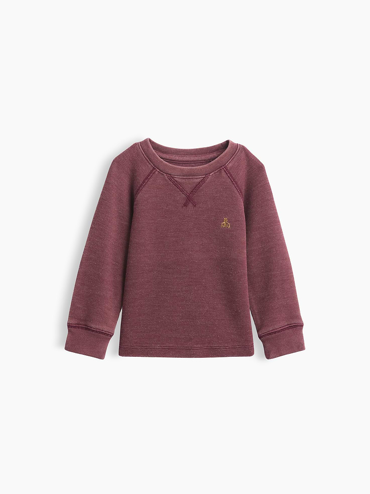 Image number 1 showing, Baby & Toddler Textured Crewneck T-Shirt