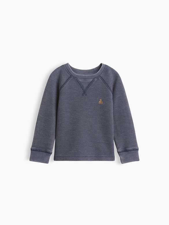 Baby & Toddler Textured Crewneck T-Shirt