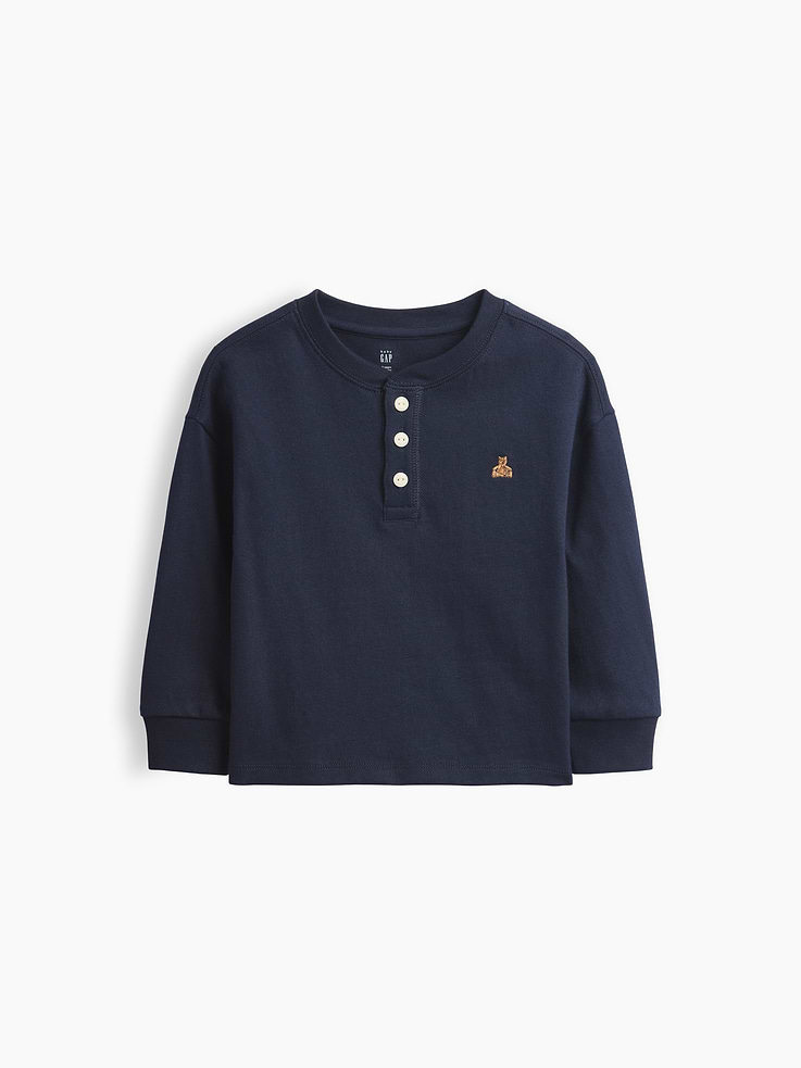 L'image numéro 1 présente T-shirt henley pour Bébé et Tout-petit