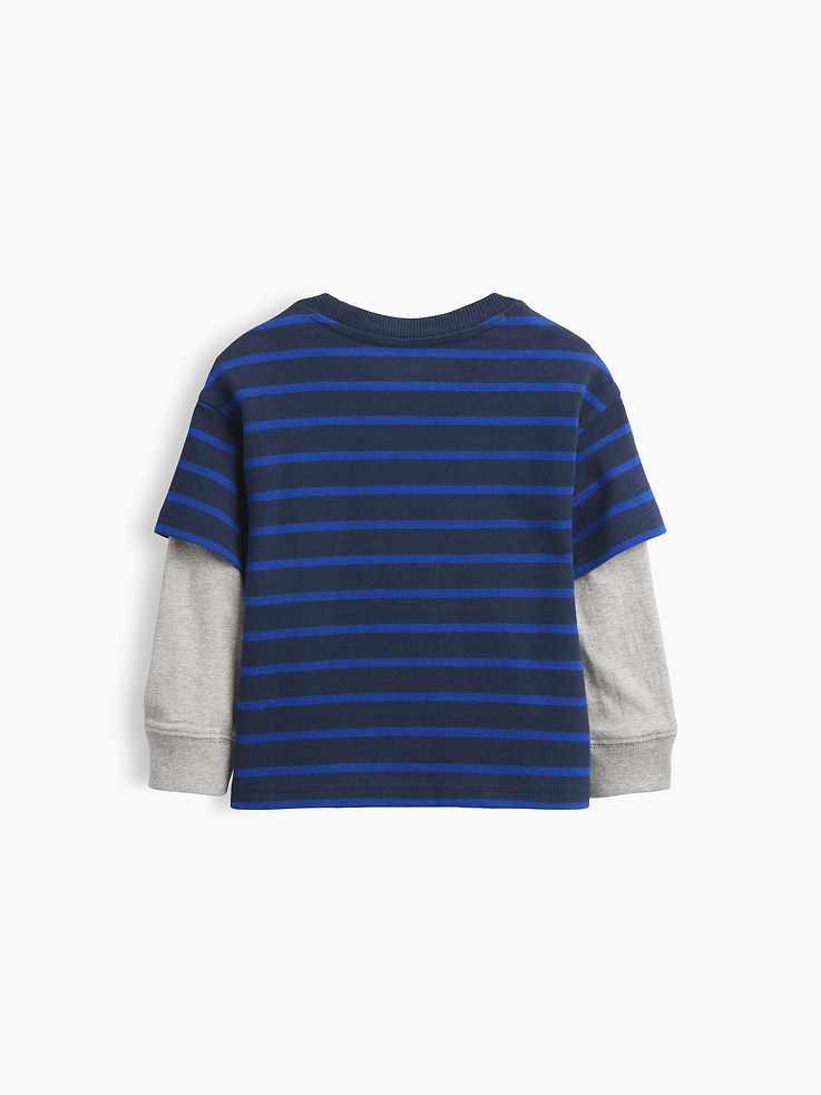 L'image numéro 2 présente T-shirt épais à superposition pour Bébé et Tout-petit