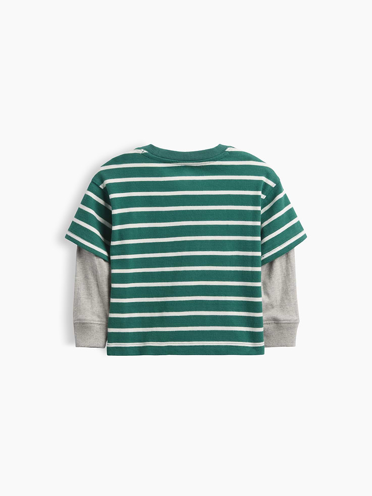 L'image numéro 2 présente T-shirt épais à superposition pour Bébé et Tout-petit