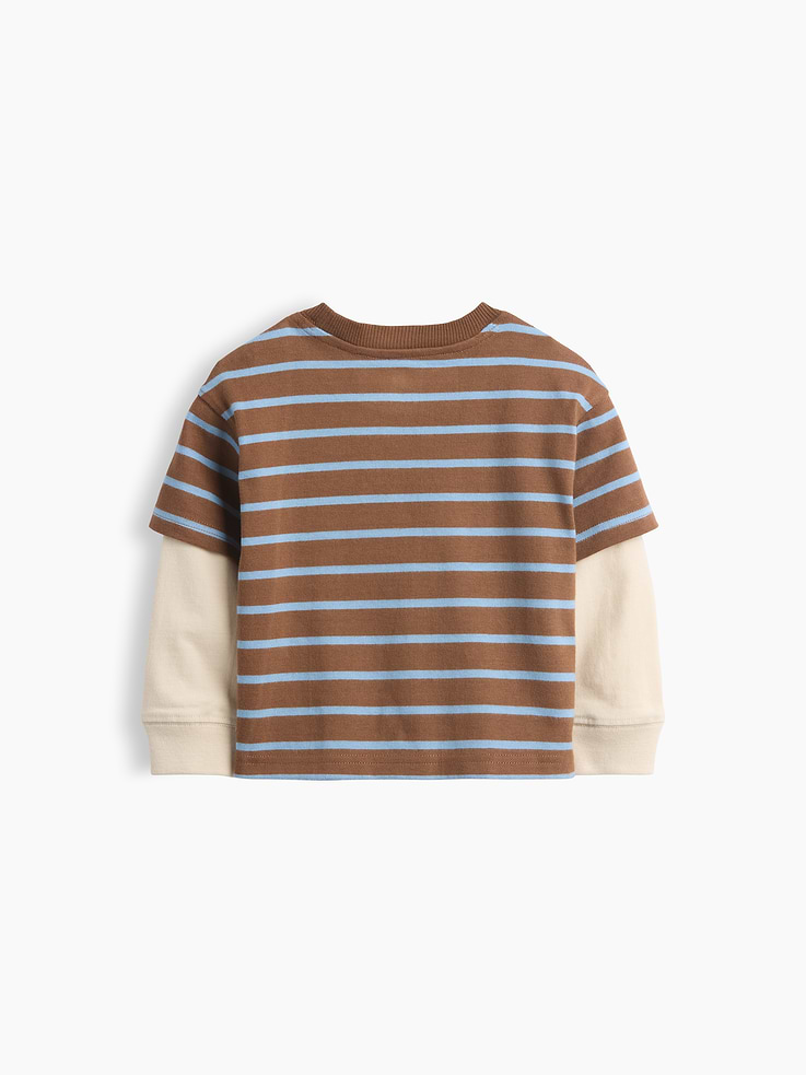 L'image numéro 2 présente T-shirt épais à superposition pour Bébé et Tout-petit