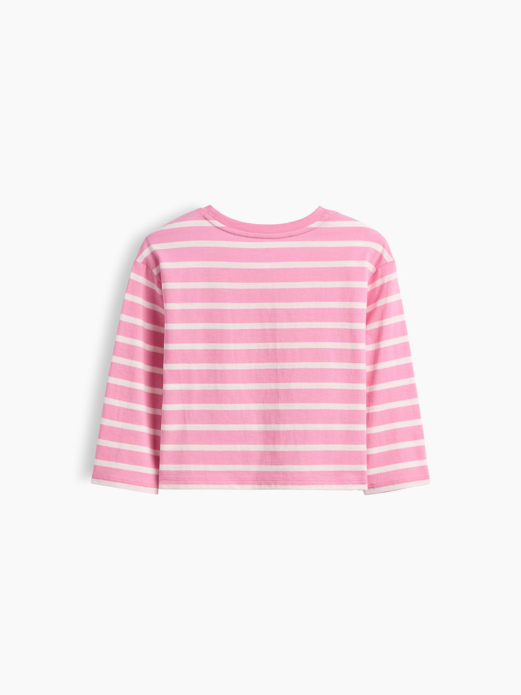Image 2 of 2, Baby & Toddler Heart Pocket Stripe T-Shirt