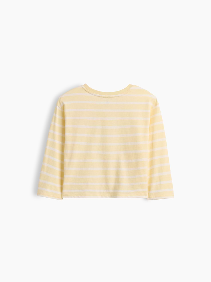Image 2 of 2, Baby & Toddler Heart Pocket Stripe T-Shirt