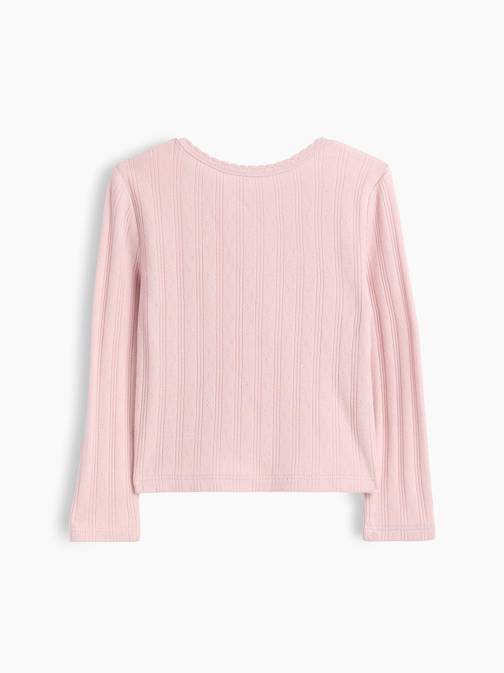 Image number 2 showing, Baby & Toddler Pointelle Rib T-Shirt