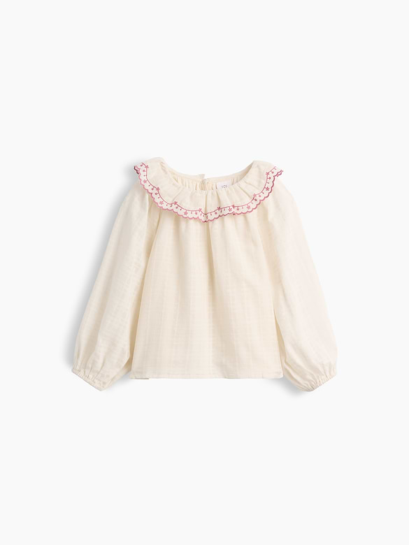 Baby & Toddler Ruffle Collar Top