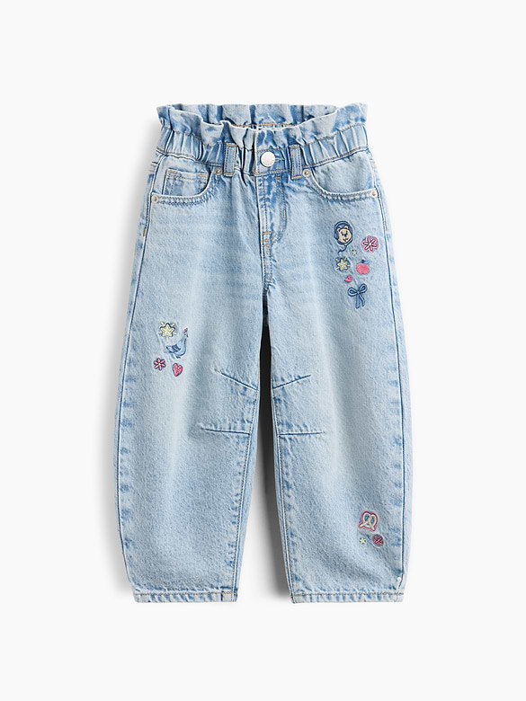Baby & Toddler Embroidered Horseshoe Jeans