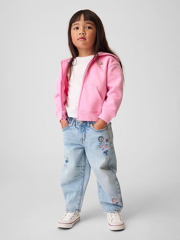 Baby & Toddler Embroidered Horseshoe Jeans