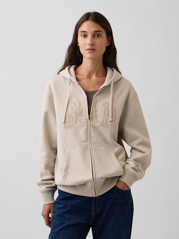 Adult VintageSoft Arch Logo Zip Hoodie