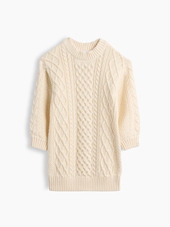 Baby & Toddler Cable-Knit Sweater Dress