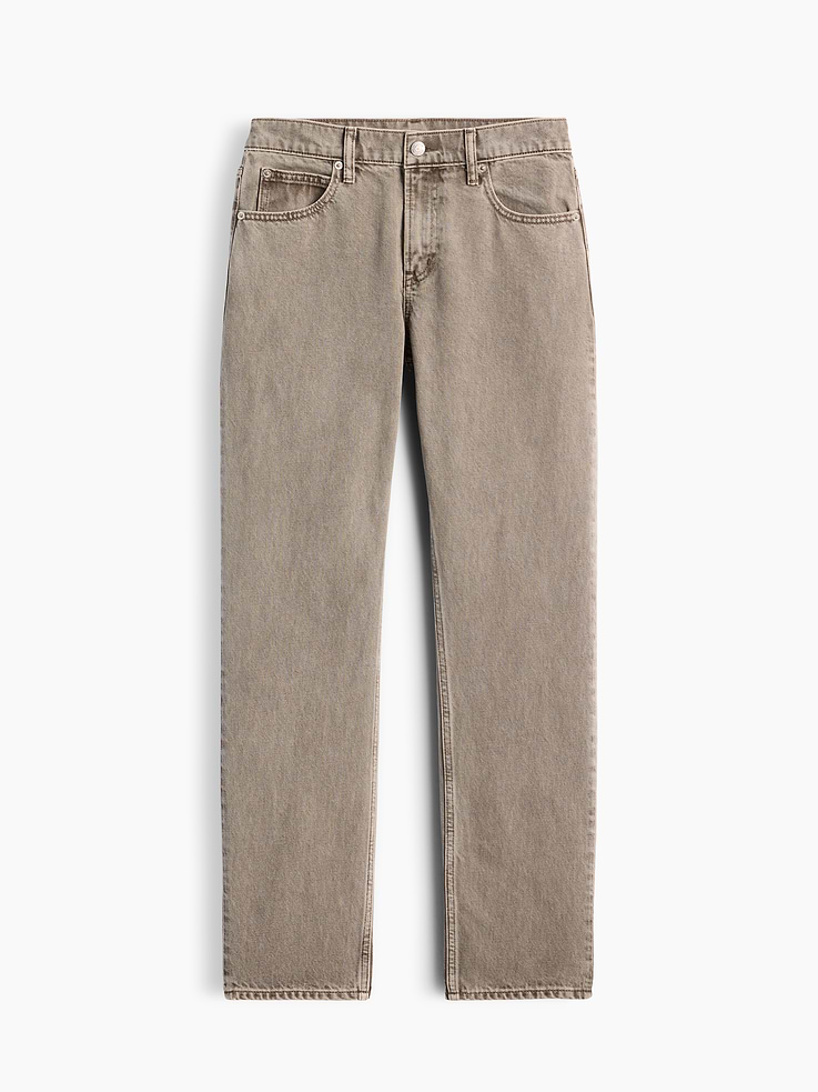 Image number 2 showing, Mid Rise Straight Taper Jeans
