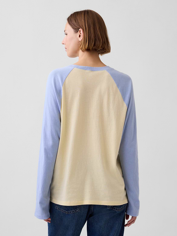 100% Cotton Authentic Raglan Big T-Shirt