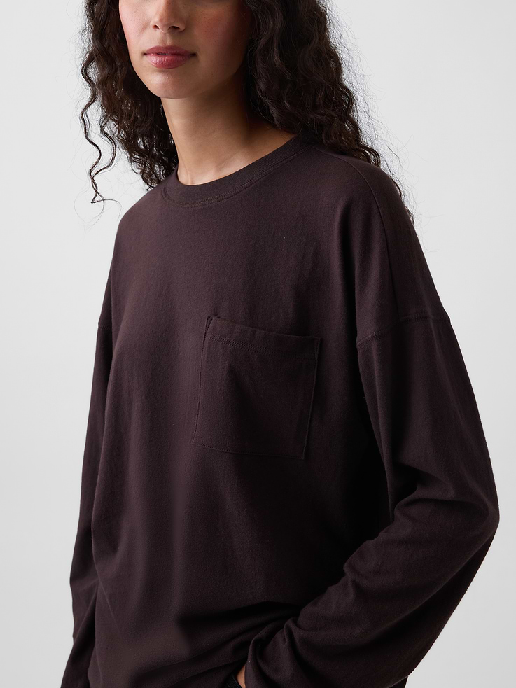 Image number 4 showing, 100% Cotton Authentic Pocket Big T-Shirt