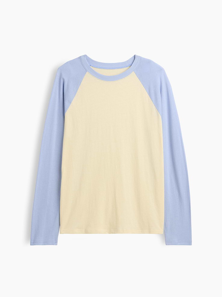 Image 5 of 5, 100% Cotton Authentic Raglan Big T-Shirt