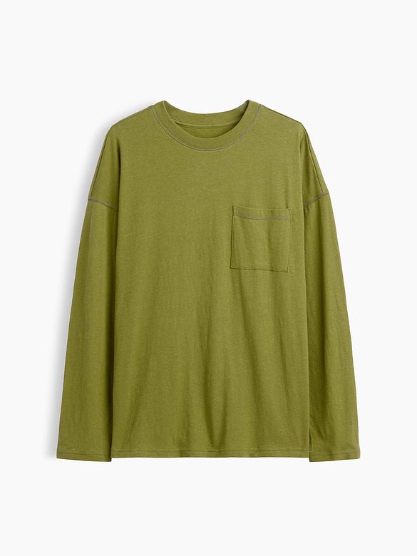 100% Cotton Authentic Pocket Big T-Shirt