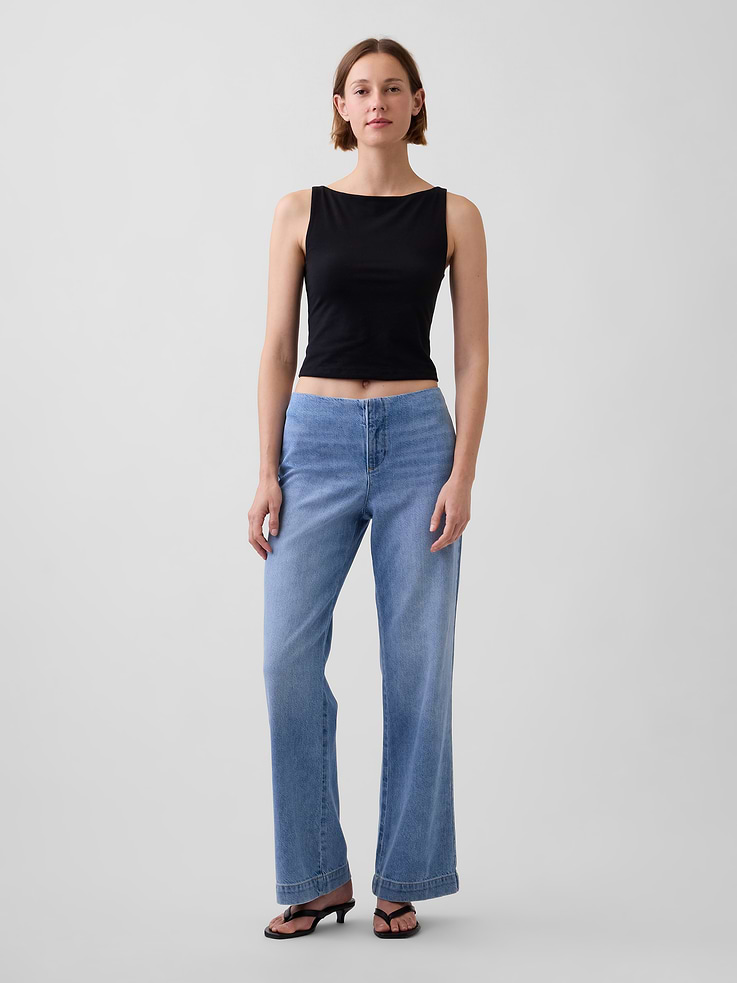 Image number 1 showing, Low Rise UltraSoft Flare Jeans