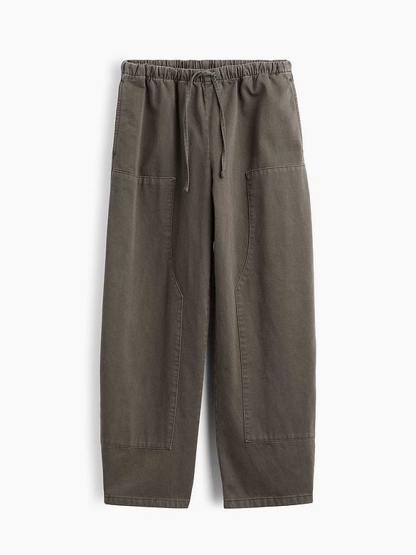 Easy Double-Knee Barrel Pants