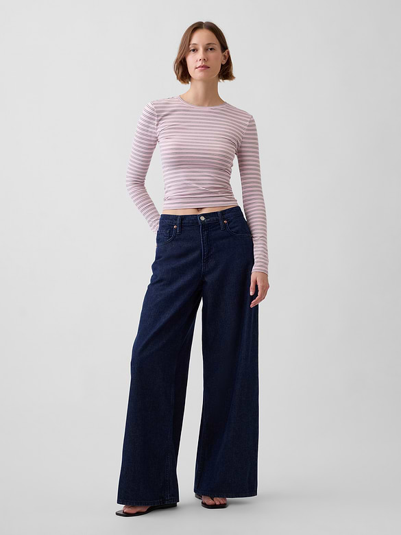 Mid Rise UltraSoft Baggy Jeans