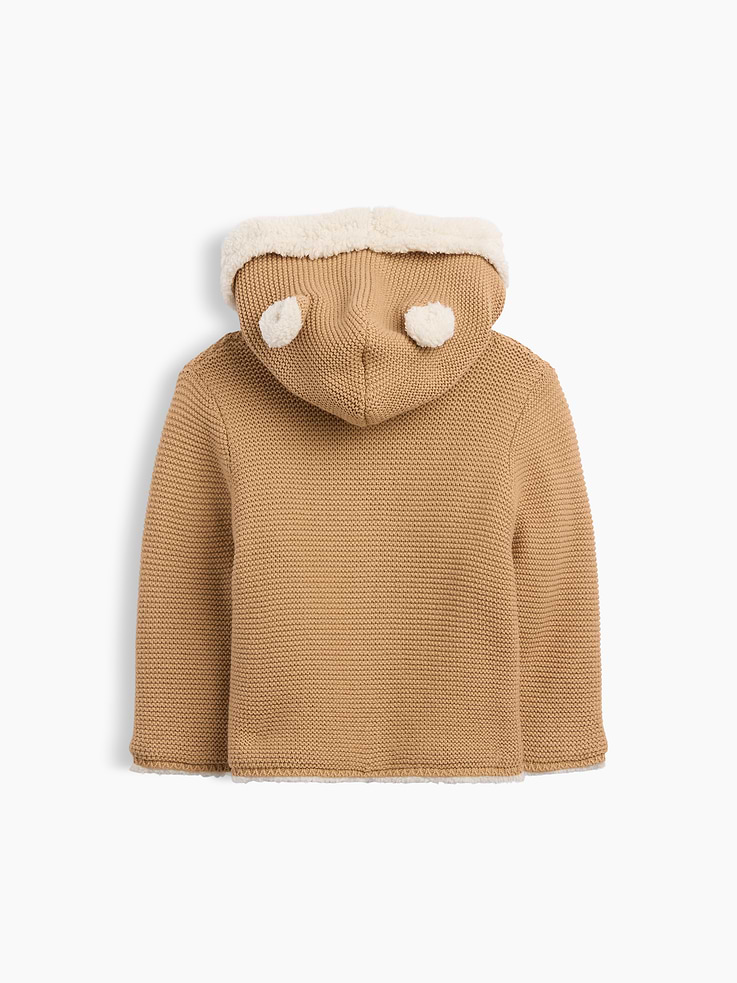 Image number 3 showing, Baby Sherpa-Lined Garter Cardigan