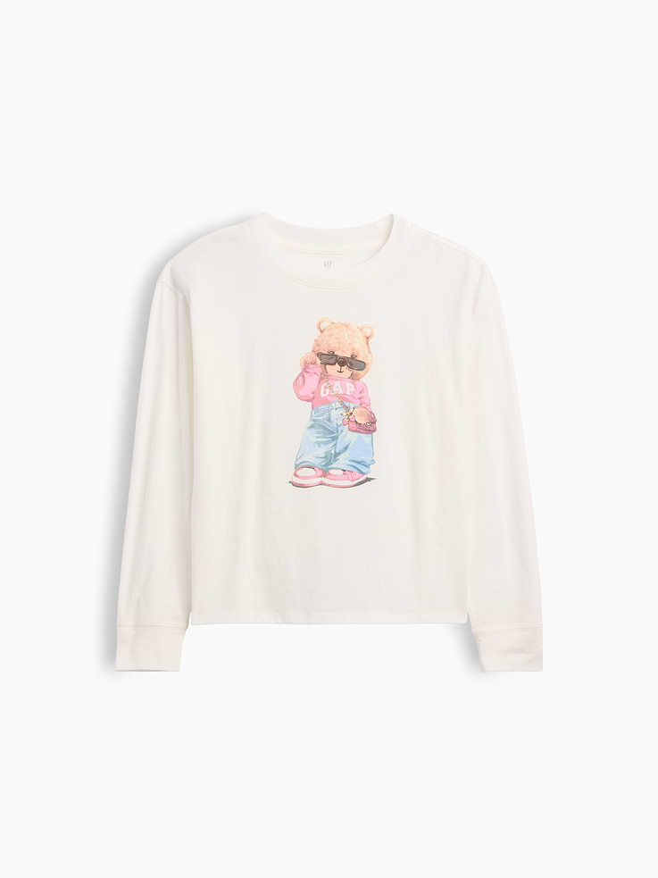 Image number 1 showing, Kids Oversized Graphic T-Shirt