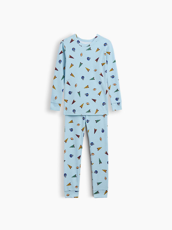 Kids & babyGap Football Print PJ Set