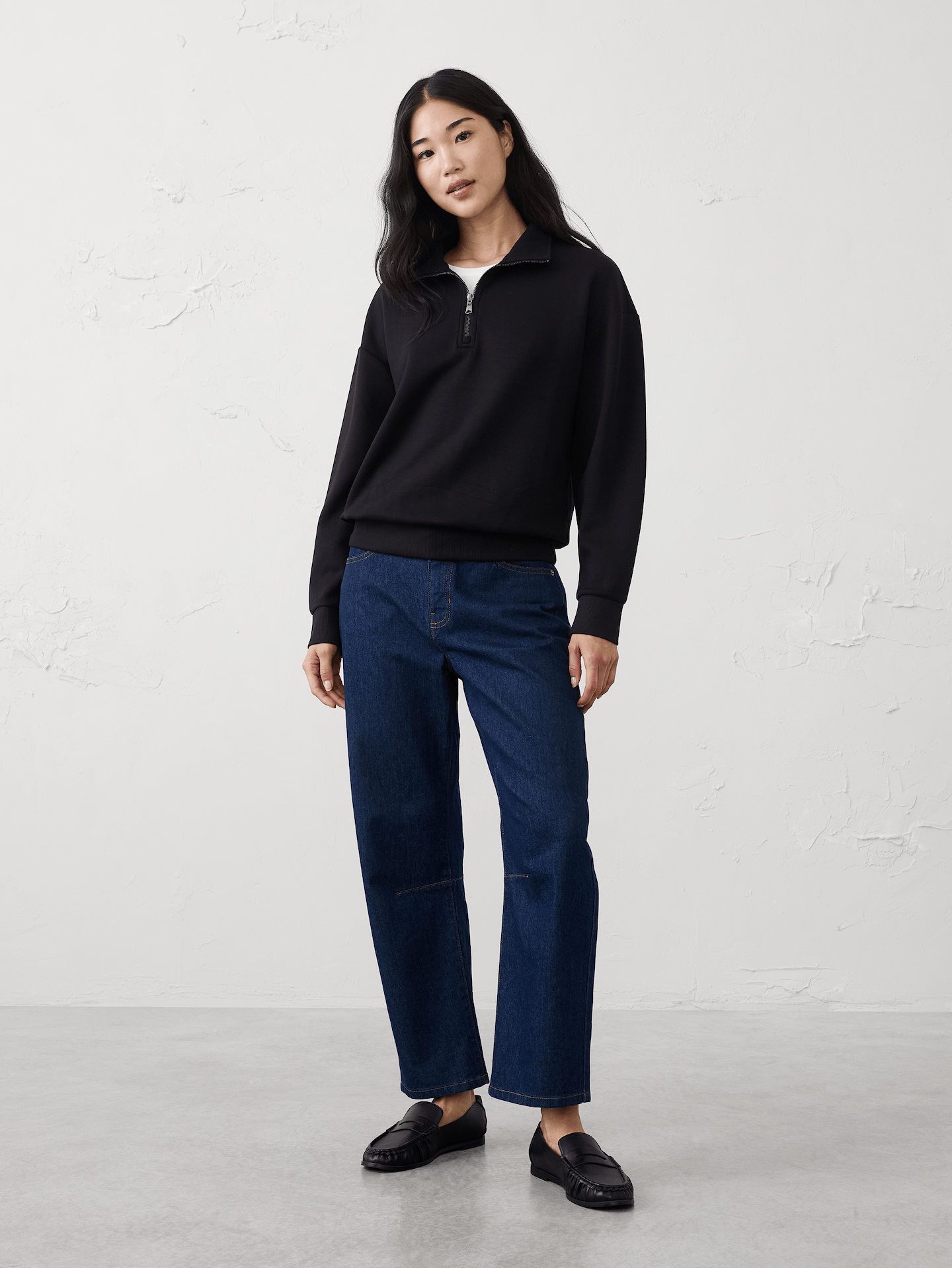 Image number 1 showing, Soft Touch Quarter-Zip Sweatshirt