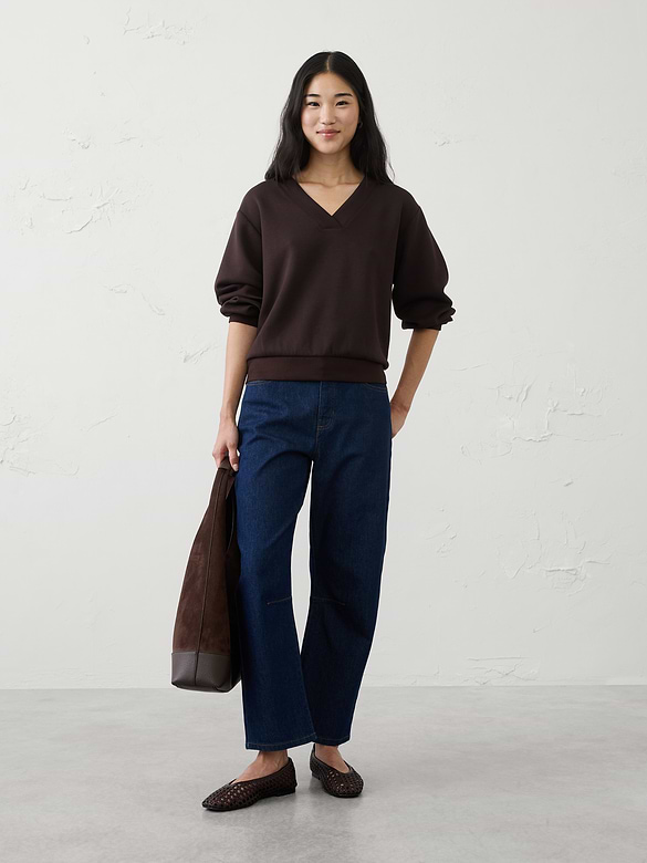 Soft Touch V-Neck Sweatshirt