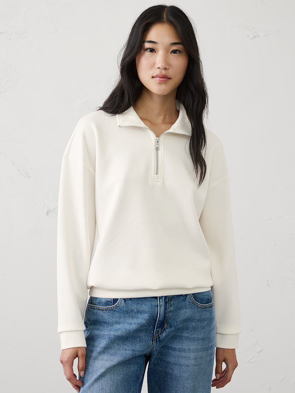 Soft Touch Quarter-Zip Sweatshirt