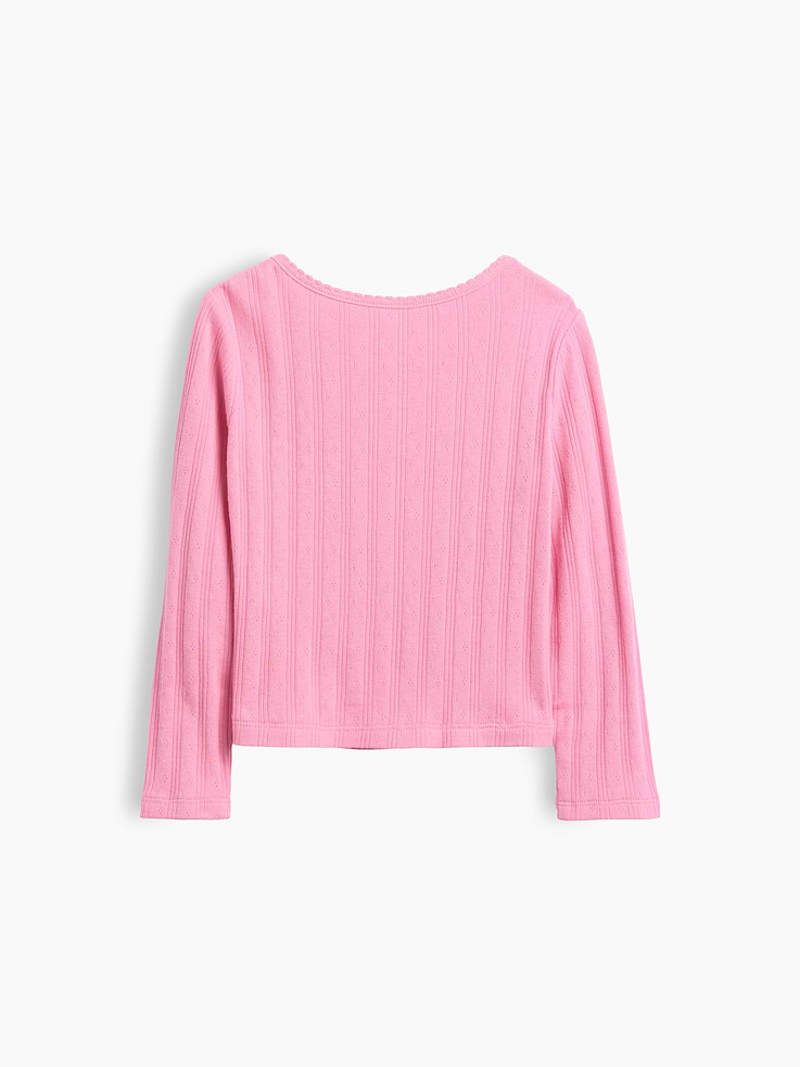 Image number 2 showing, Baby & Toddler Pointelle Rib T-Shirt